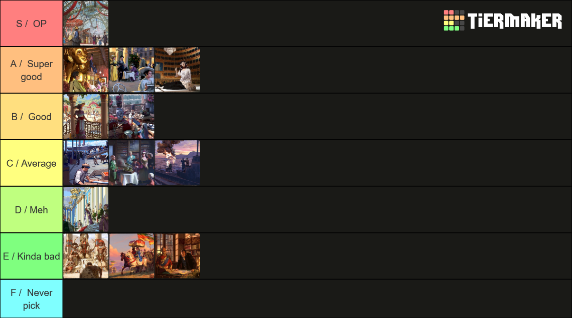 Humankind All 79 Cultures Tier List Rankings) TierMaker