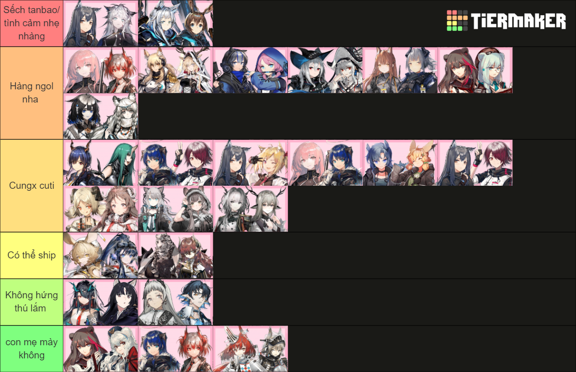 arknights ships Tier List (Community Rankings) - TierMaker