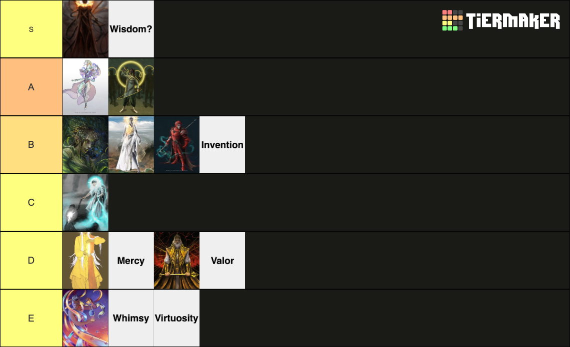 Shards of Adonalsium Tier List Rankings) TierMaker