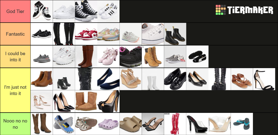 giantess-footwear-tier-list-community-rankings-tiermaker