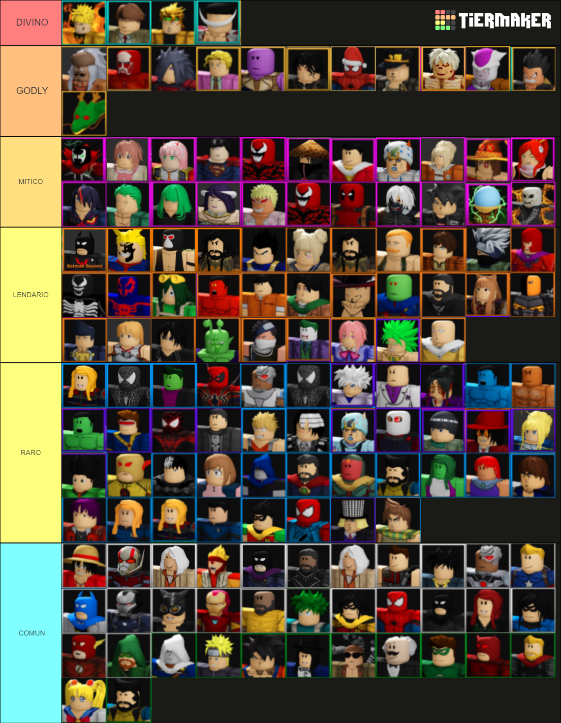 Ultimate Tower Defense Tier List (Community Rankings) - TierMaker