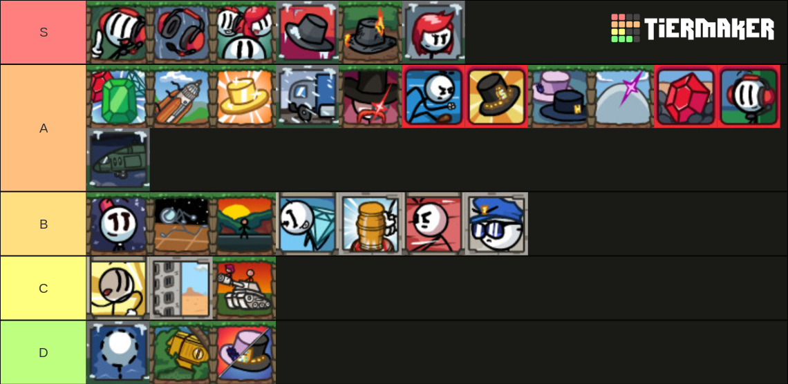 The Henry Stickmin Collection - All Endings Tier List (Community ...
