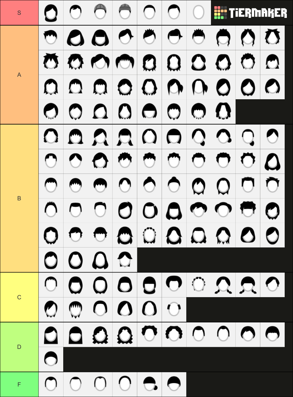 Mii Maker Hairstyle Tier List (Community Rankings) - TierMaker