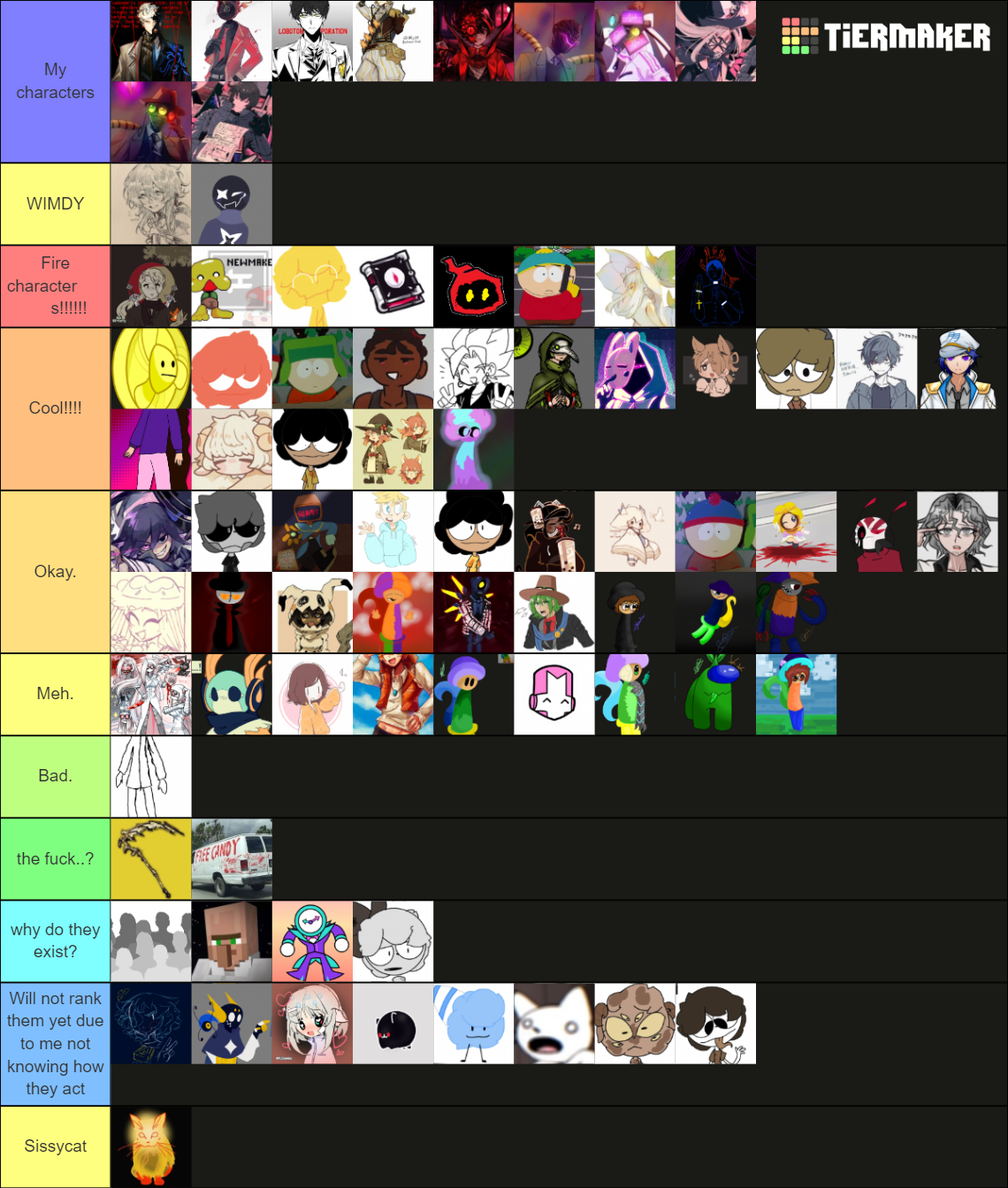 Cool Ranged Characters Cool characters of the people i roleplayed with Tier List (Community ...
