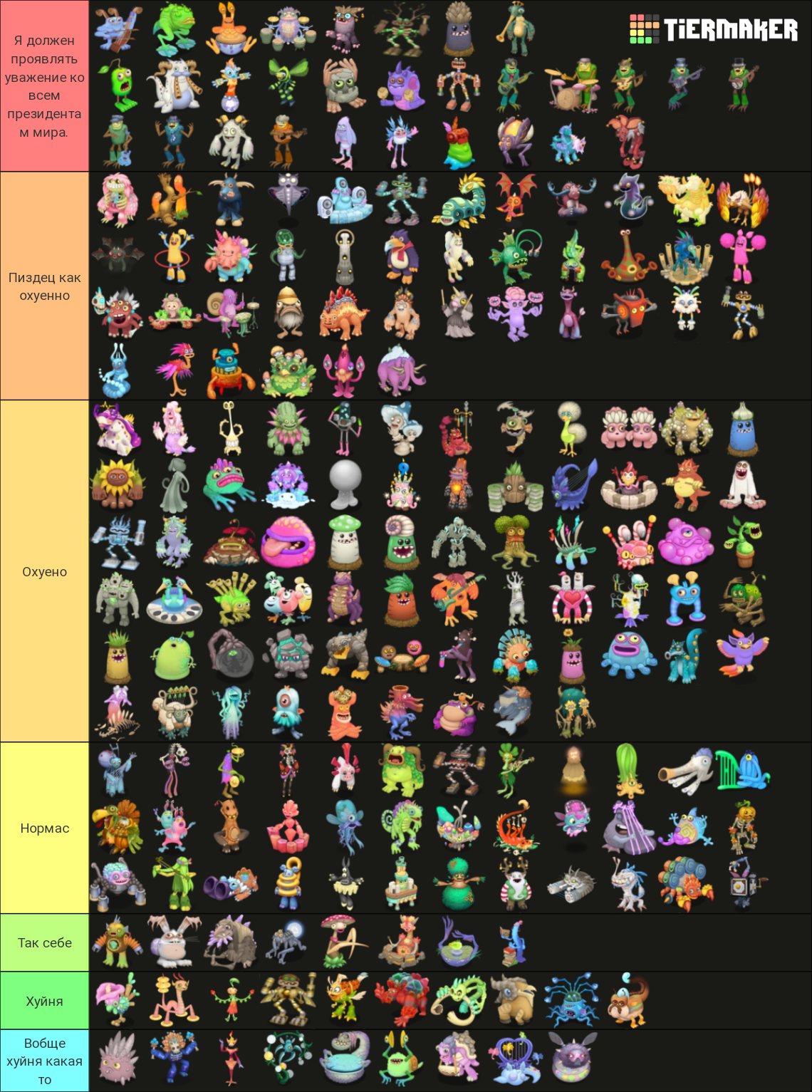 Every My Singing Monsters Monster July 2023 Tier List (Community ...