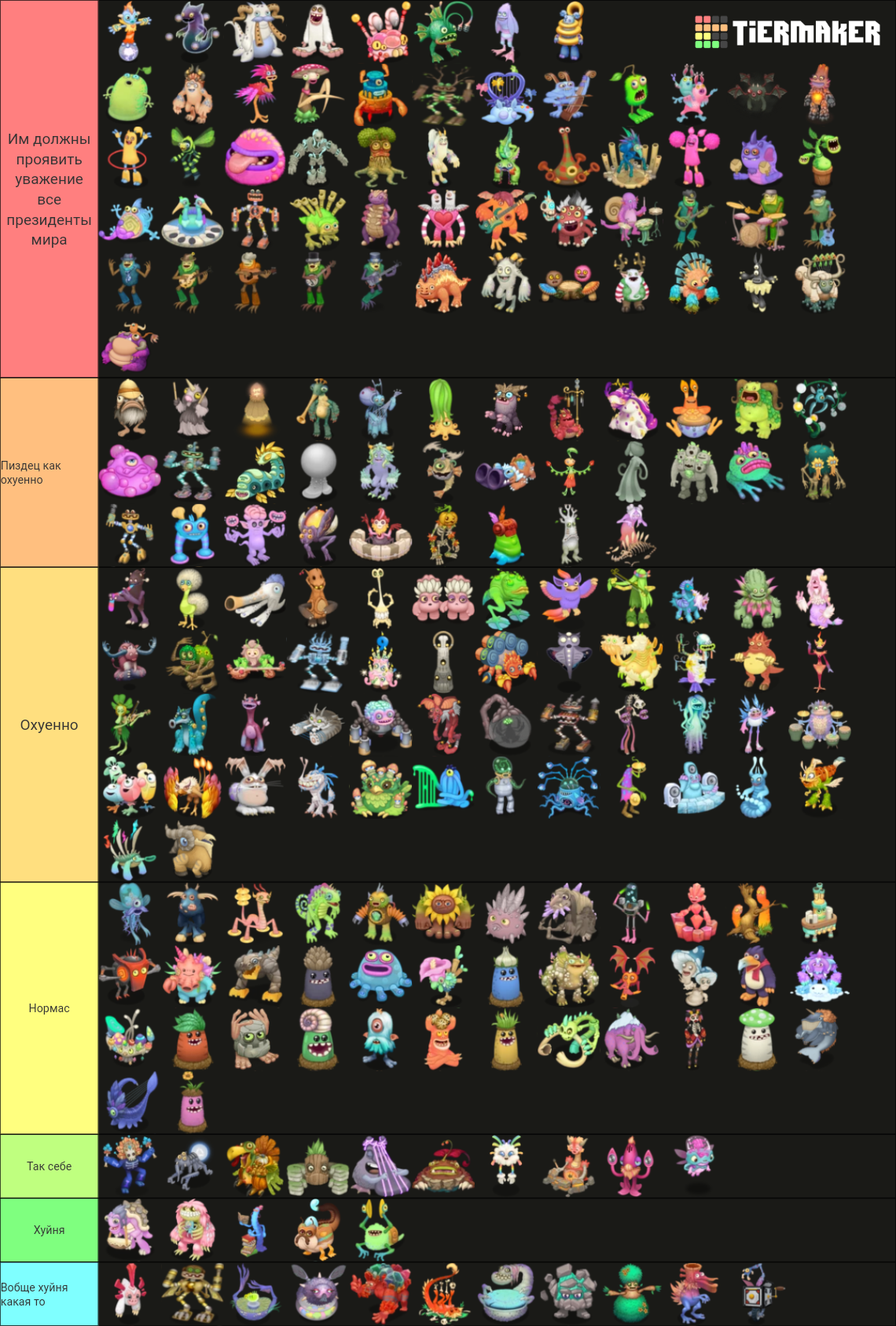 Every My Singing Monsters Monster July 2023 Tier List (Community ...