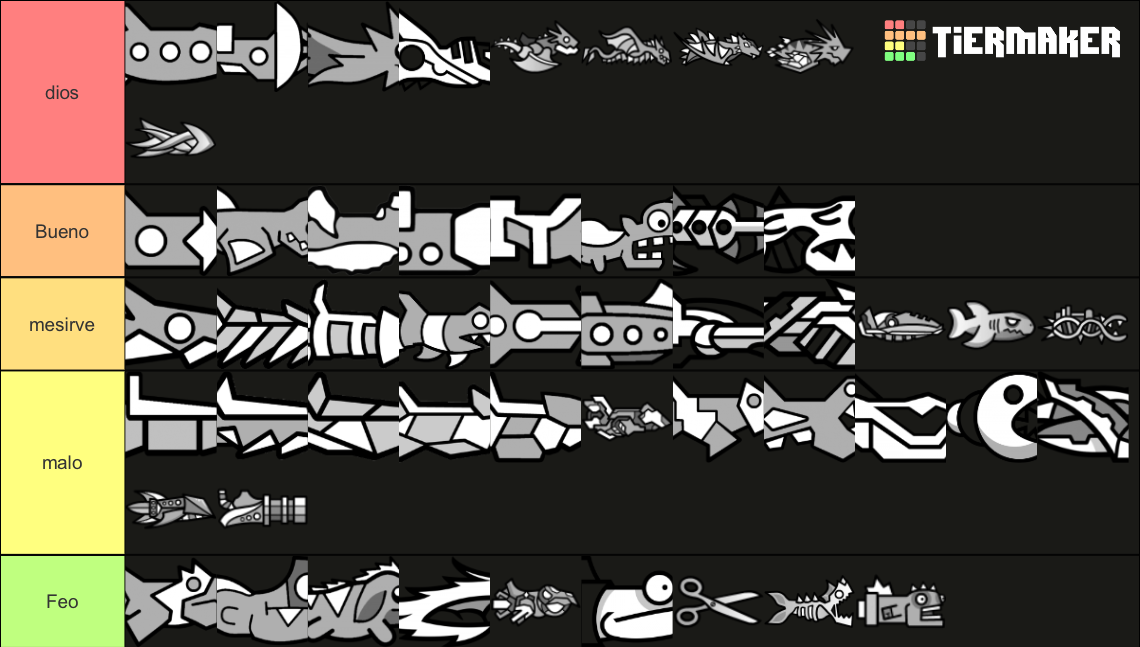 Naves de Geometry Dash Tier List (Community Rankings) - TierMaker