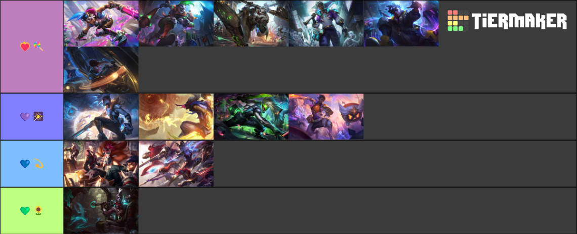 Ekko all skins (Lol, Lor, Wr) Tier List (Community Rankings) - TierMaker