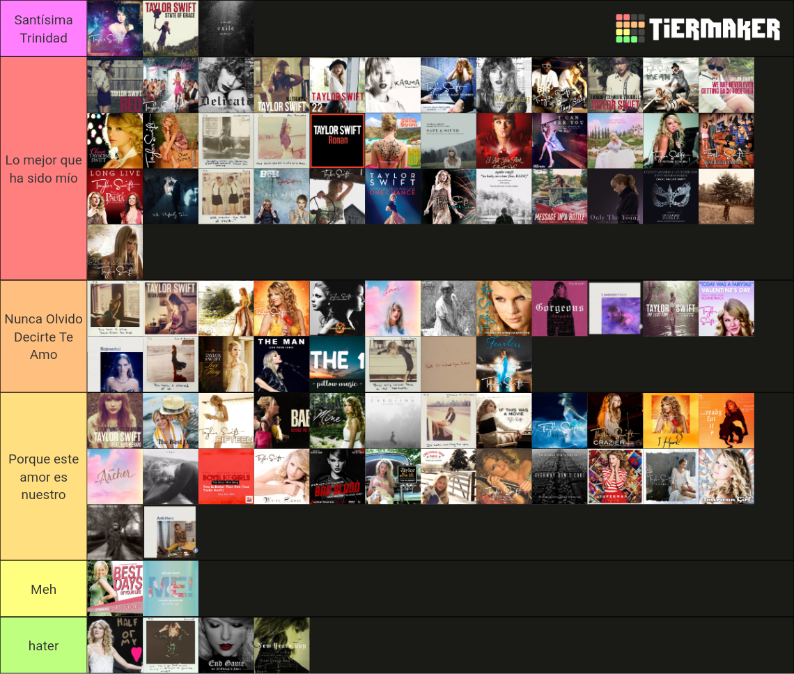 taylor-swift-singles-tier-list-community-rankings-tiermaker