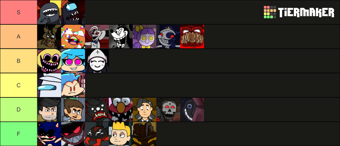 GameToons Villains Tier List (Community Rankings) - TierMaker