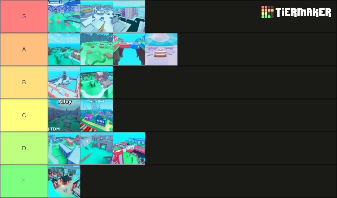 Big Paintball Maps Tier List Rankings) TierMaker