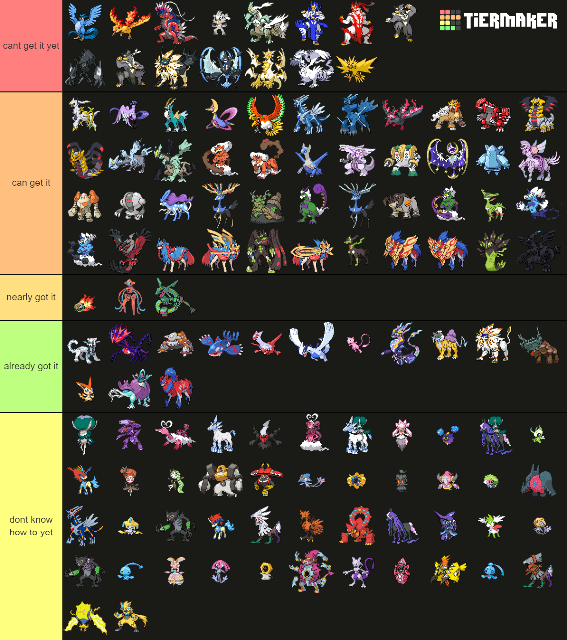 pokemon legends Tier List (Community Rankings) - TierMaker