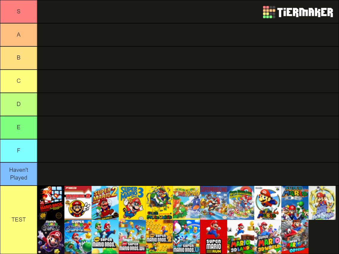 Super Mario Main Series Tier List Community Rankings Tiermaker Super Mario Main Series Tier List Community Rankings Tiermaker