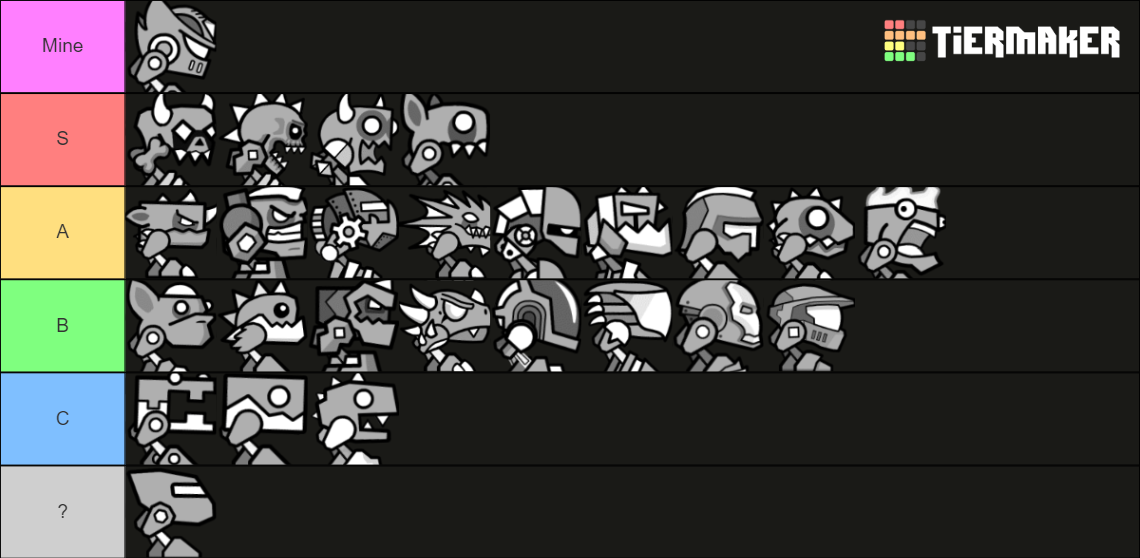 Rank every Geometry Dash 2.1 Robot Tier List (Community Rankings ...