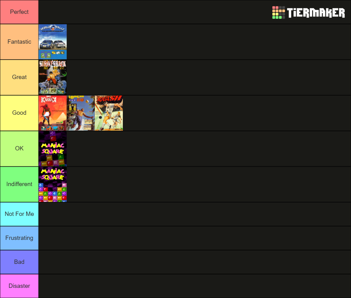 Evercade - Gaelco Arcade 2 Tier List (Community Rankings) - TierMaker