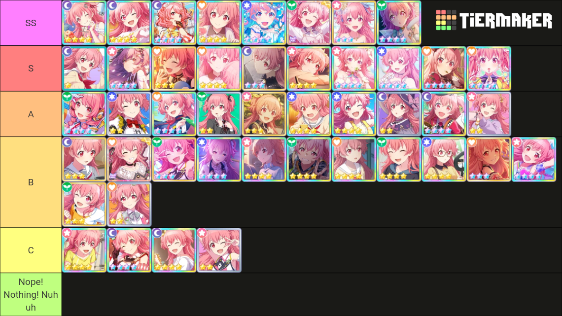 PJSK Airi cards Tier List (Community Rankings) - TierMaker