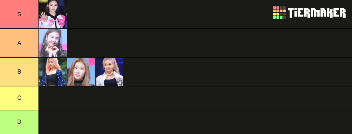 ITZY MEMBERS Tier List (Community Rankings) - TierMaker