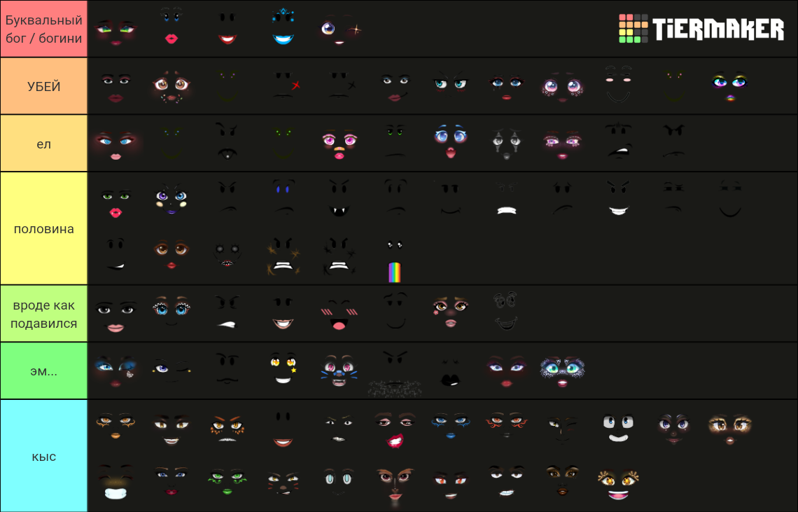 All Roblox Model Barbie Faces Tier List Community Rankings Tiermaker