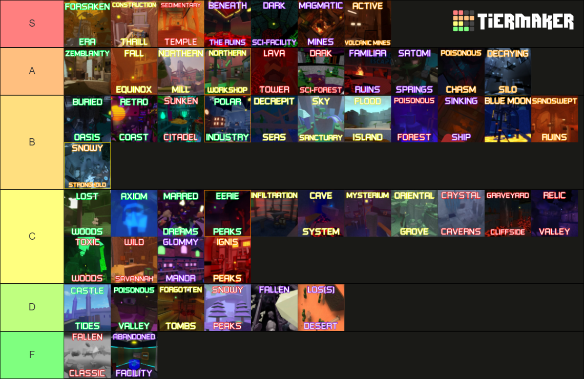 flood-escape-2-maps-july-2023-tier-list-community-rankings-tiermaker