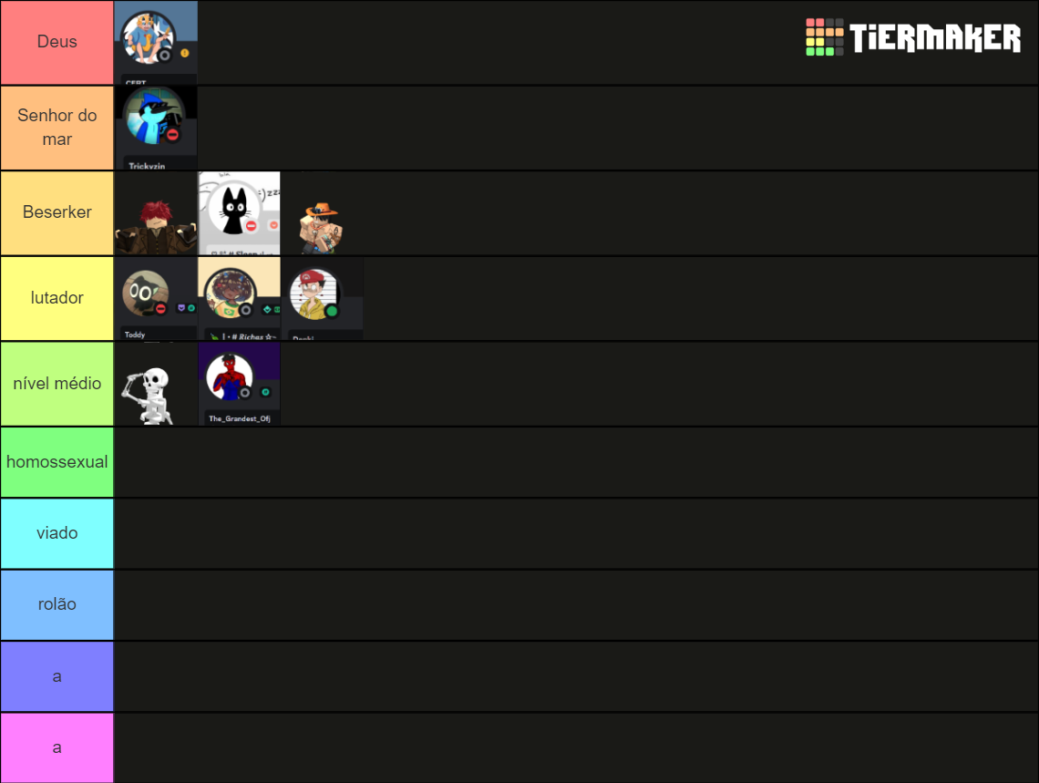 pre-bw Tier List (Community Rankings) - TierMaker