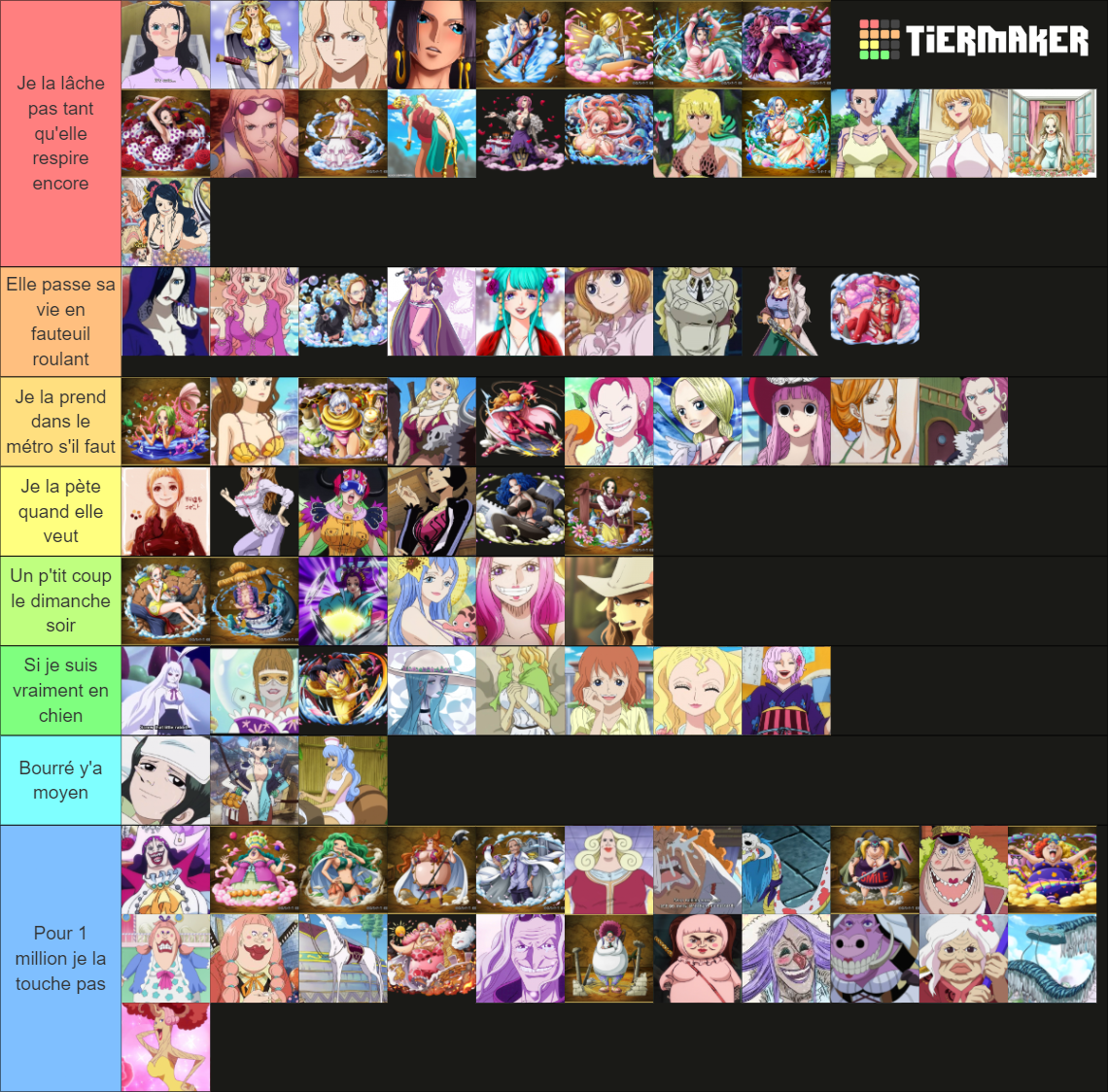 Hotest One Piece Woman Tier List Community Rankings Tiermaker