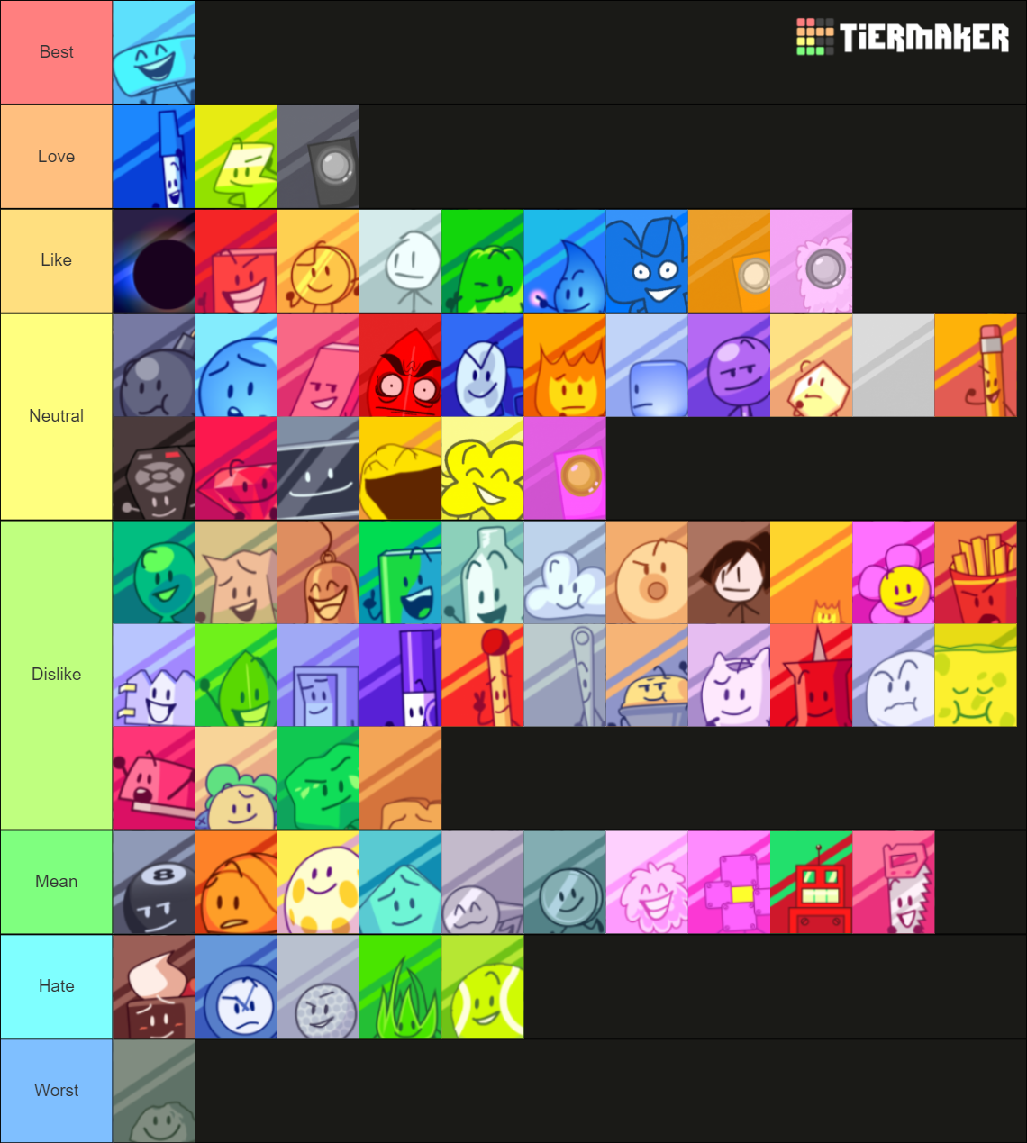 New BFB Voting Icons! (Inclides EL And Nonexisty) Tier List (Community ...