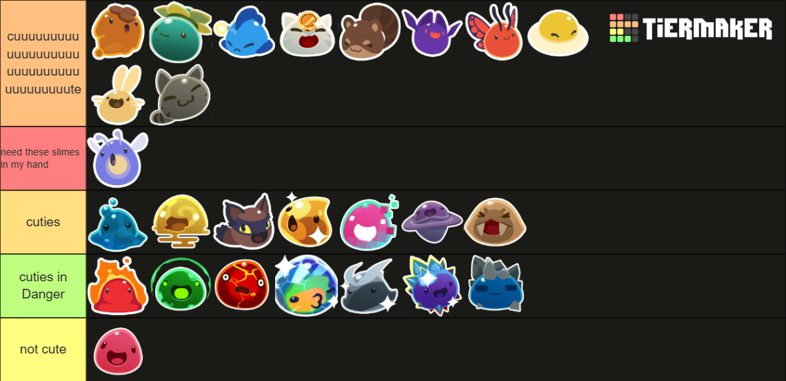 Slime Rancher Types Slime Rancher Slimes Ranked Tier List (Community Rankings) - TierMaker