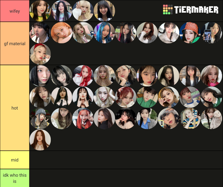 hottest kpop girls Tier List (Community Rankings) - TierMaker