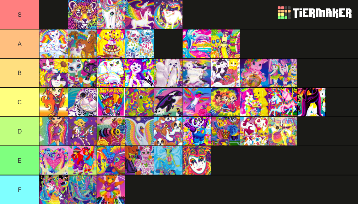Lisa Frank Characters Tier List Rankings) TierMaker