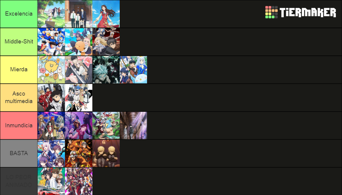 Anime Fall 2023 Season Premieres Tier List (Community Rankings) - TierMaker