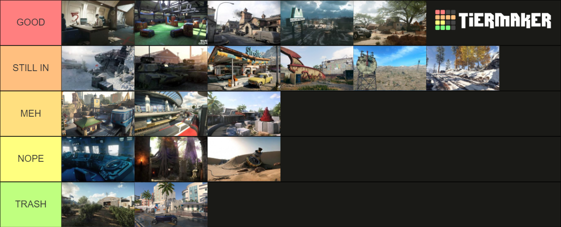 All Call Of Duty Black Ops Cold War maps (Season 6) Tier List ...