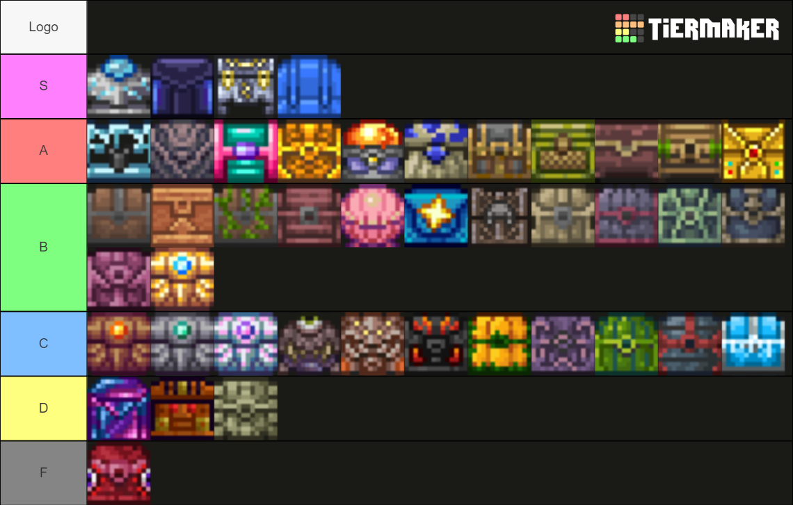 1.4.4 Terraria Furniture Sets Tier List Rankings) TierMaker