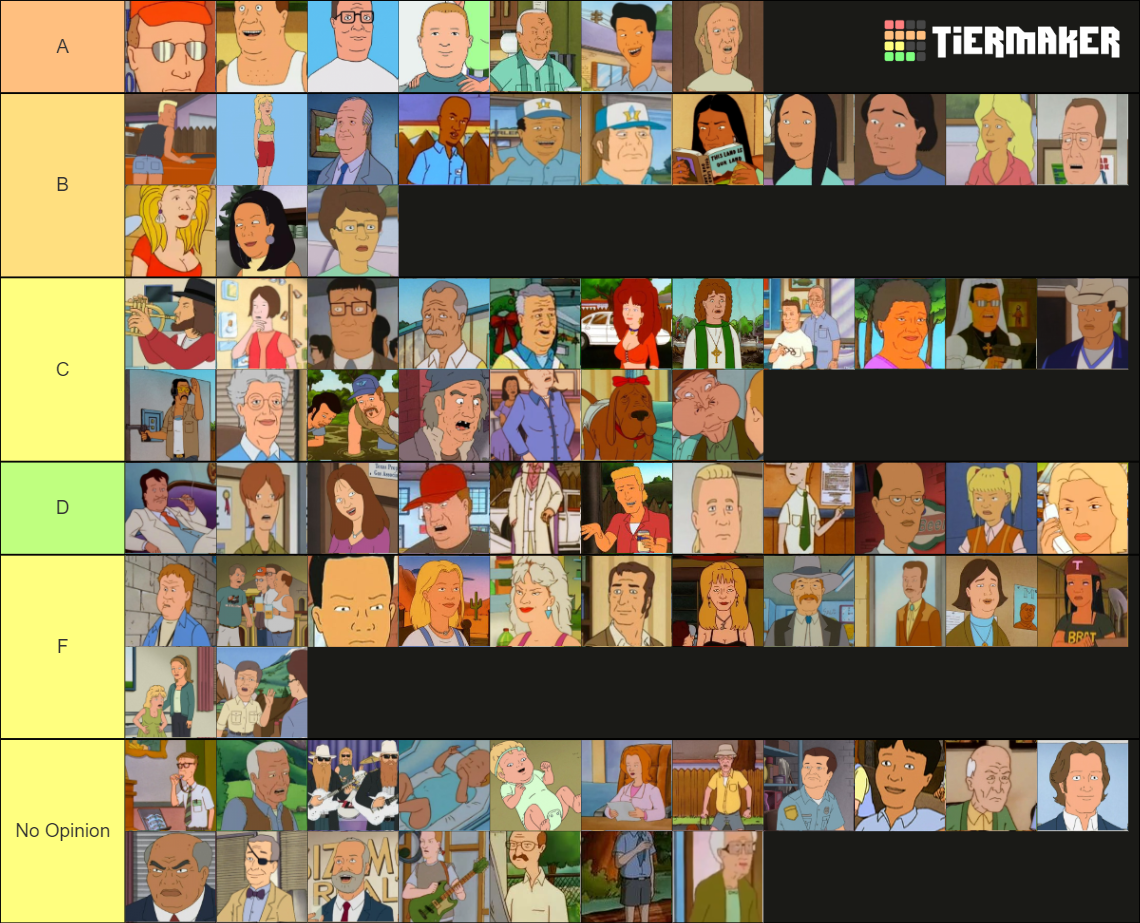 king of the hill characters wiki