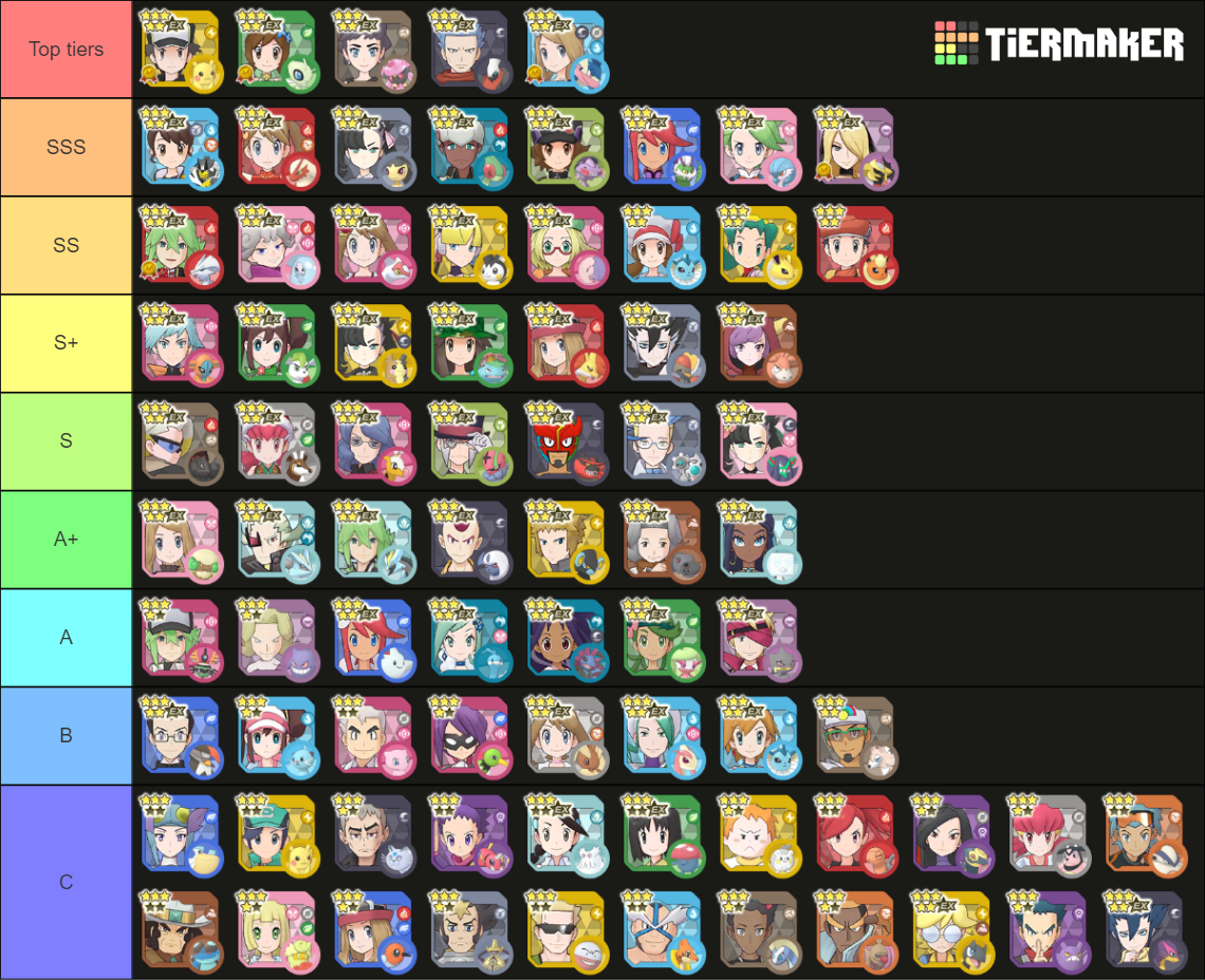 TL Tacticiens Hybrides - Pokémon Masters EX Tier List (Community ...