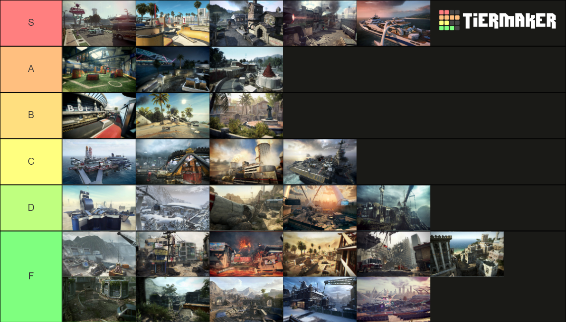 Call of Duty Black Ops 2 Multiplayer Maps Tier List (Community Rankings ...