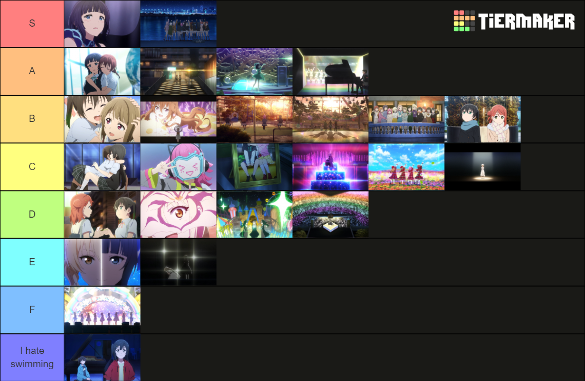 Every Love Live Episode (+Movies) [Latest:NijiOVA] Tier List (Community