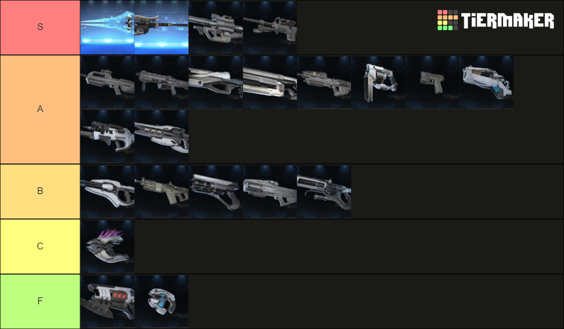 Halo Infinite Weapon Tier List (Community Rankings) - TierMaker