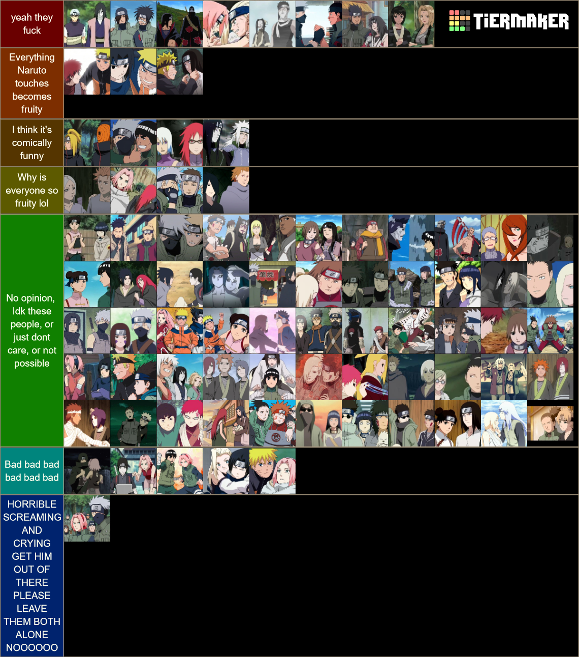 Naruto Ships Tier Tier List (community Rankings) - Tiermaker