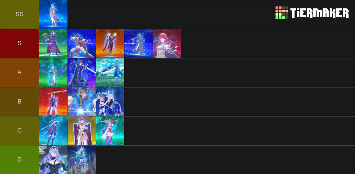 Fire Emblem Engage Emblem Tier List Rankings) TierMaker