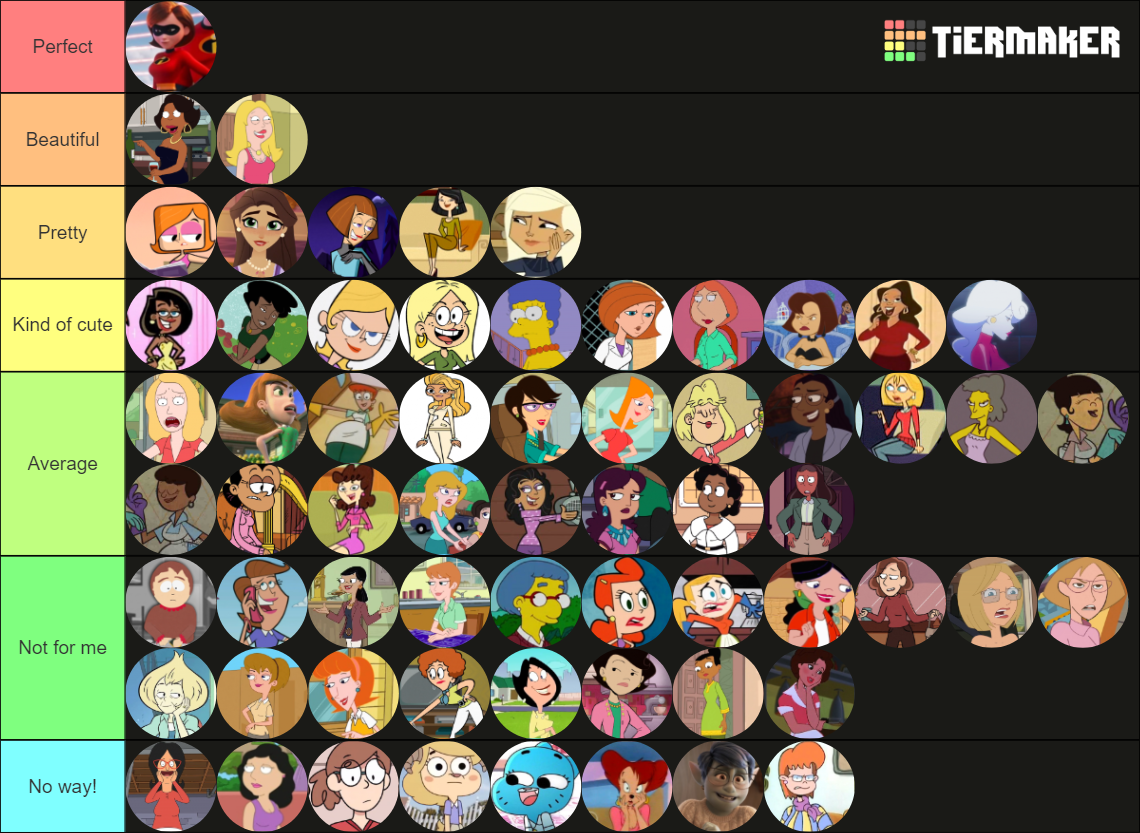 Cartoon Milfs [full Sellection] Tier List Community Rankings Tiermaker