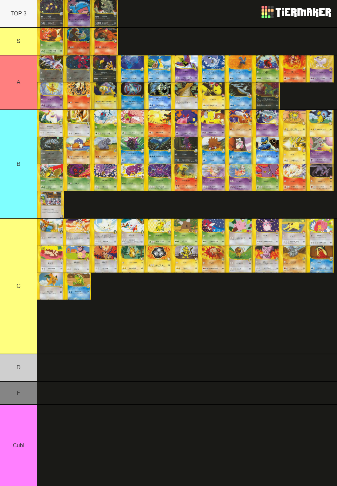 TCG Pokèmon VS Tier List (Community Rankings) - TierMaker