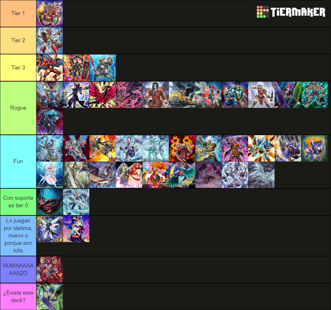 Tierlist Noviembre Duel Links Tier List (Community Rankings) - TierMaker