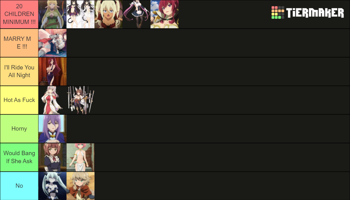 How not to summon a demon lord waifu Tier List (Community Rankings ...