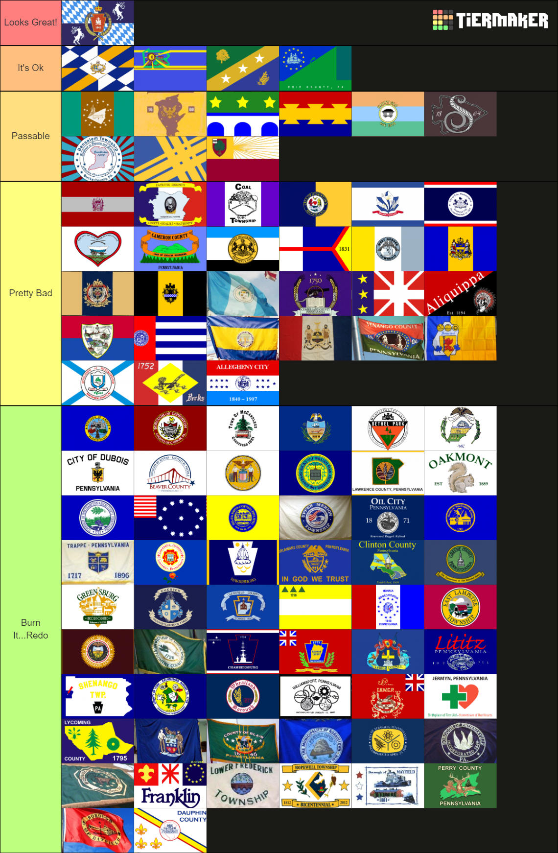 PA County Municipal Flags Tier List Community Rankings TierMaker pa-county-municipal-flags-tier-list-community-rankings-tiermaker