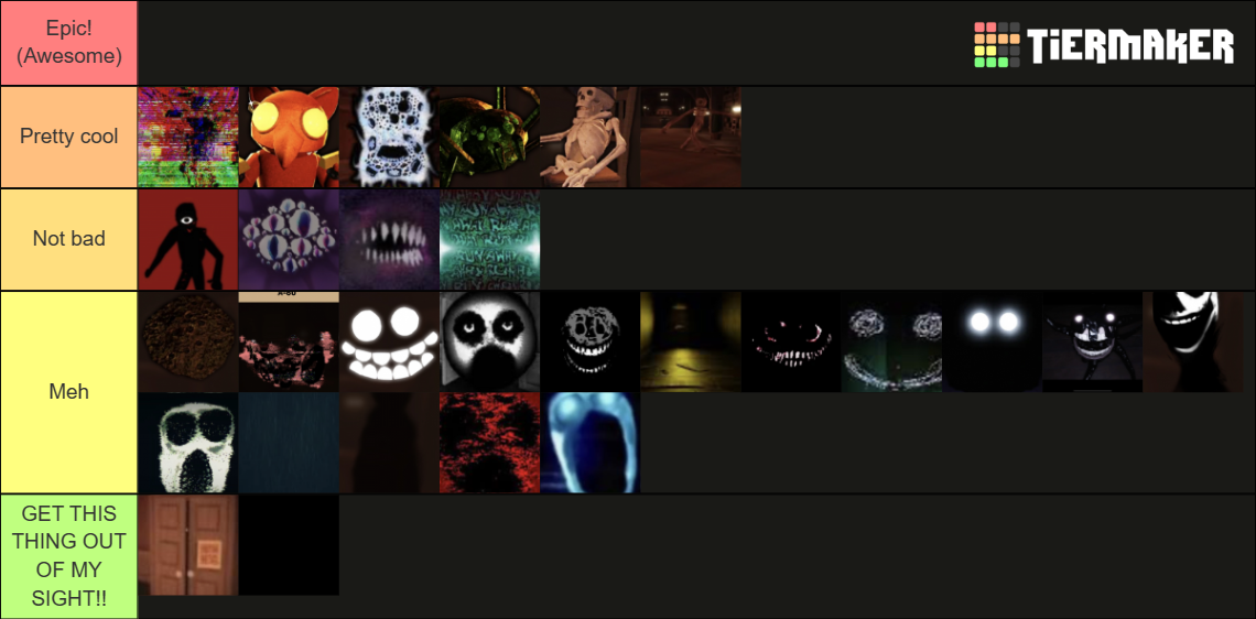 Roblox Doors Entities Tier List Community Rankings TierMaker Roblox Doors Entities Tier List Community Rankings TierMaker