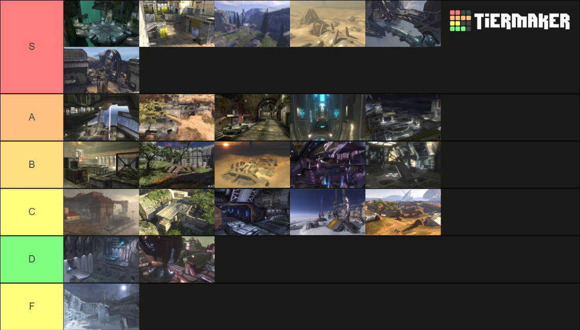 Halo 3 Maps Tier List (Community Rankings) - TierMaker