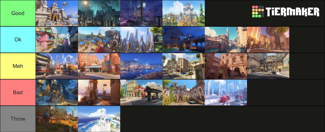 OW2 Maps (With Antarctic Peninsula) Tier List (Community Rankings ...
