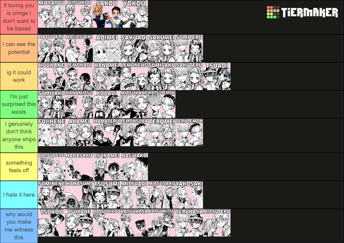 [TBHK] Every Single Ship Tier List Rankings) TierMaker