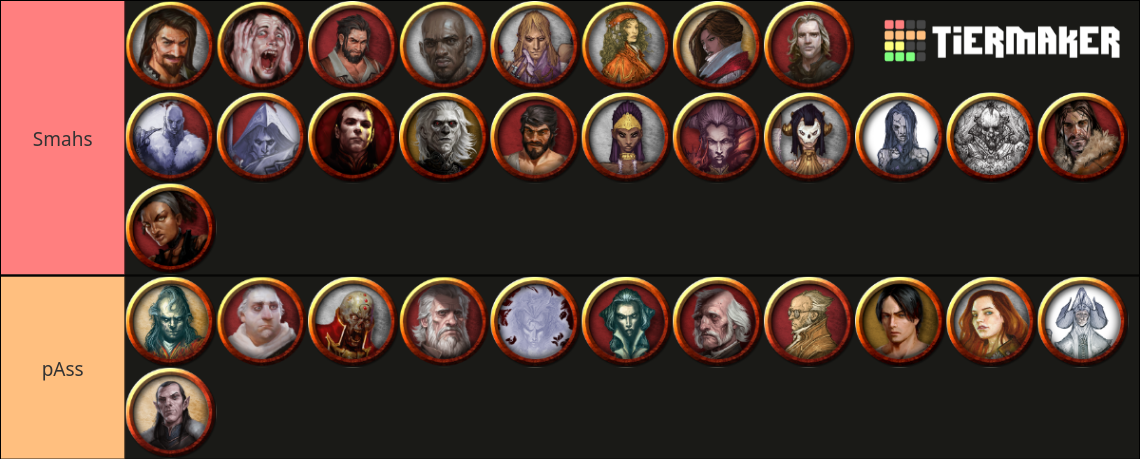 Curse of Strahd NPCs Tier List (Community Rankings) - TierMaker