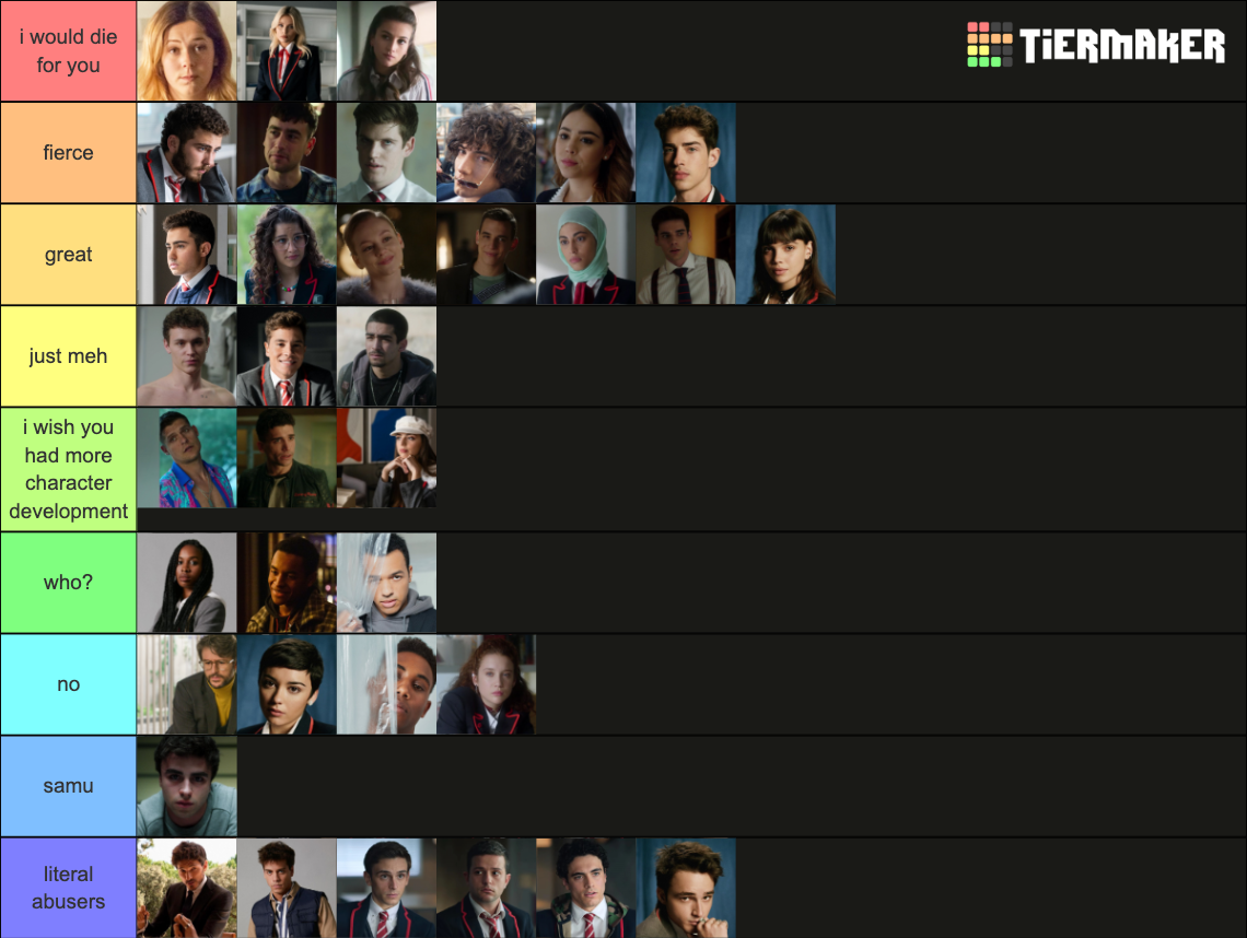 Elite Characters Seasons 16 Tier List Rankings) TierMaker